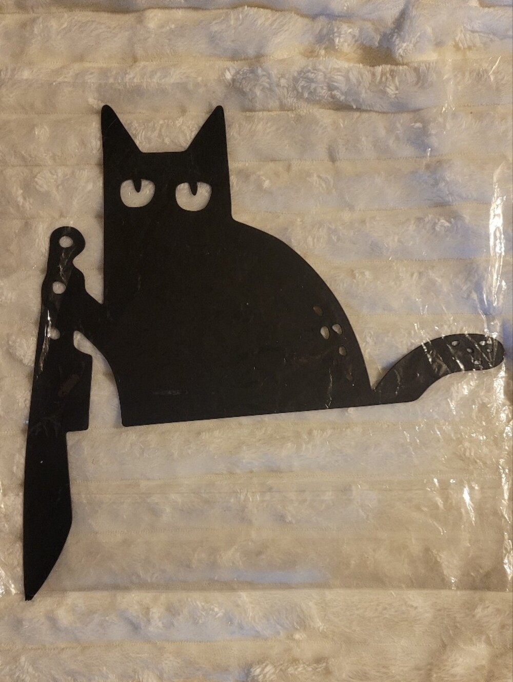 Decorative Metal Cat Silhouette Wall Decor